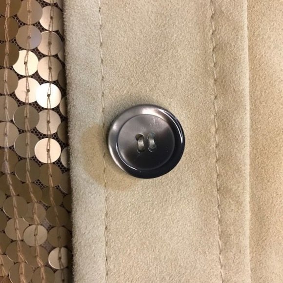 Jones New York Buttercream Genuine Suede Jacket - Picture 10 of 14